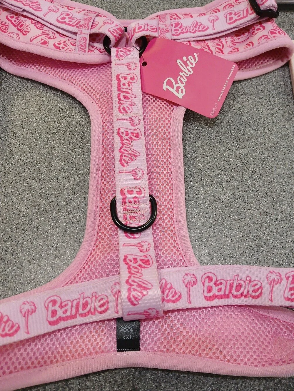Sassy Wolf Barbie Dog Harness